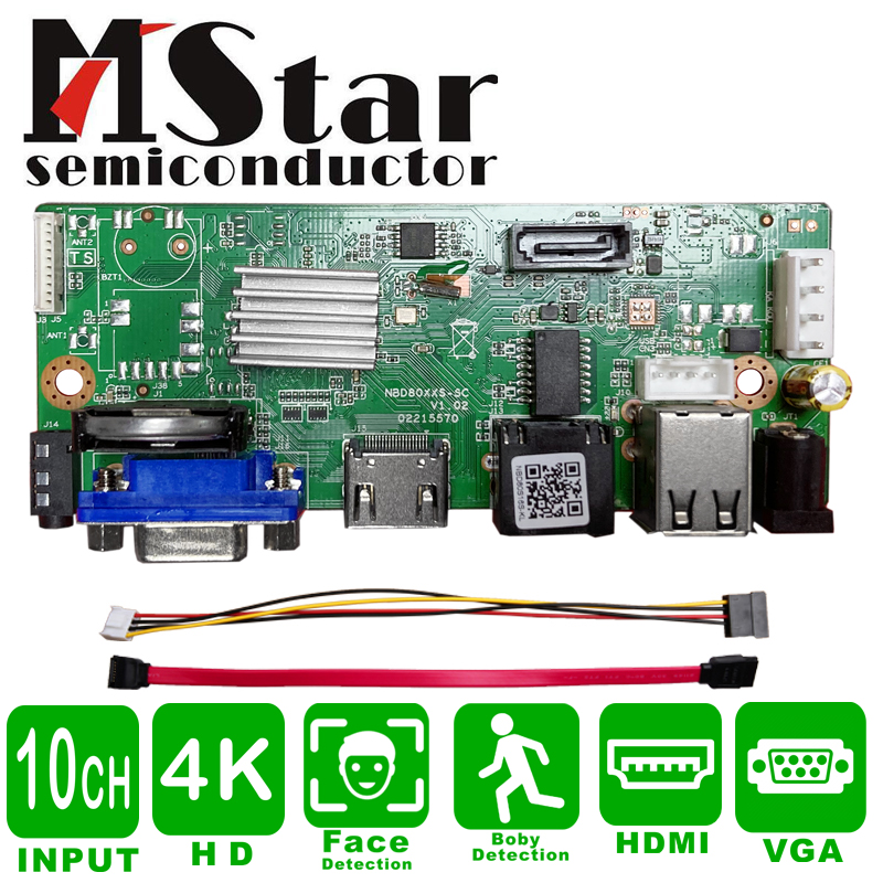 Xm 10Ch 4K Nvr  Nbd80S10S-Kl Mstar Ssr621Q Cpu ..
